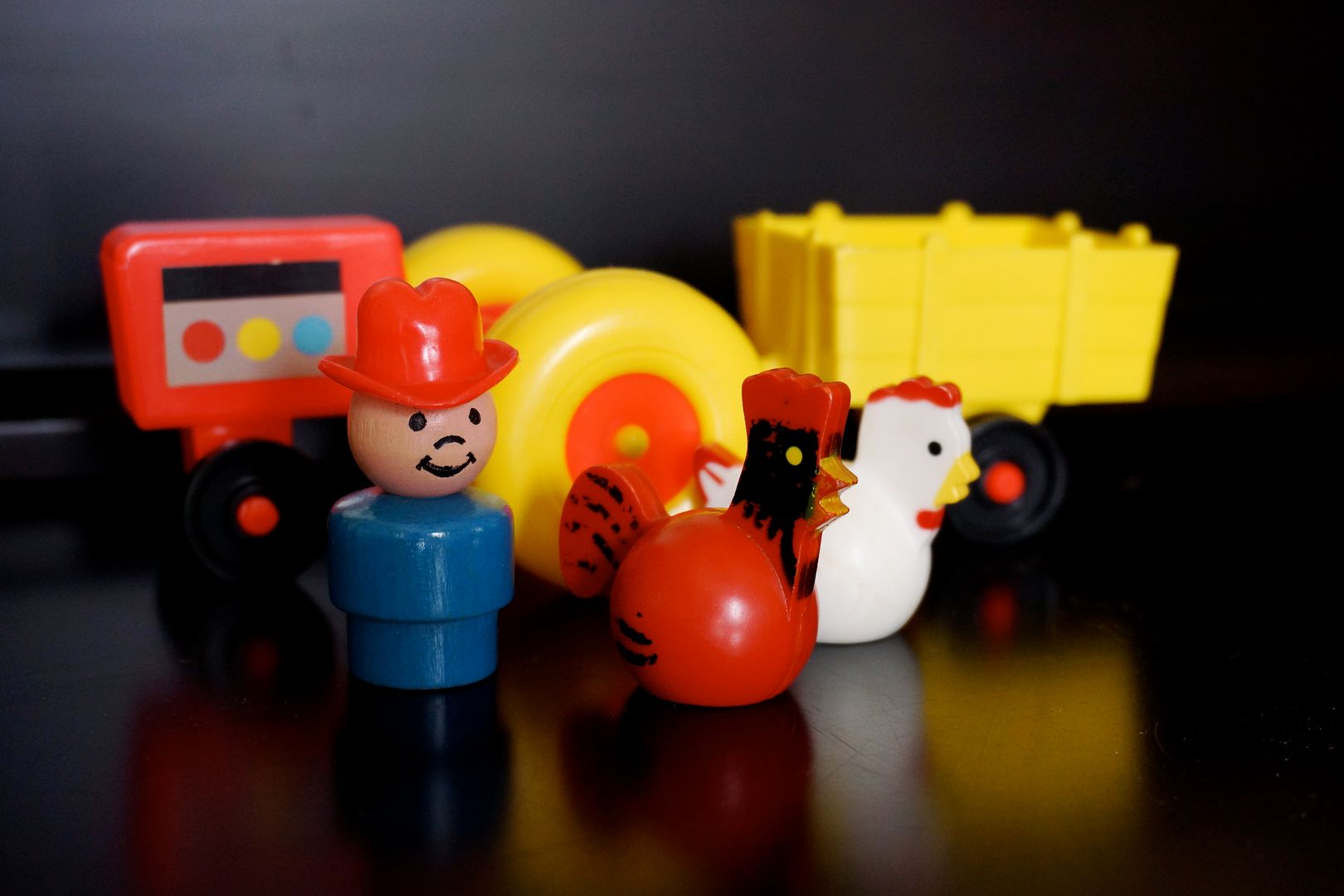 Anne's Odds and Ends: Fisher Price Friday - Farm Tractor and Cart